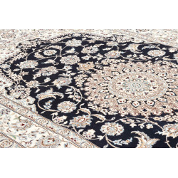 Tappeto Originale Nain 9la Persia 154x244 Blu N