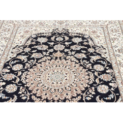 Tappeto Originale Nain 9la Persia 154x244 Blu N