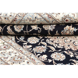 Tappeto Originale Nain 9la Persia 154x244 Blu N
