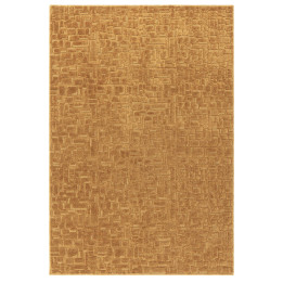 Tappeto Casa geometrico giallo e ocra 120x170 cm
