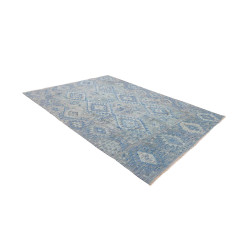 Tappeto Kilim Afghanistan 204x281 Blu Grigio Ch