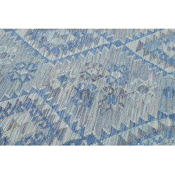 Tappeto Kilim Afghanistan 204x281 Blu Grigio Ch