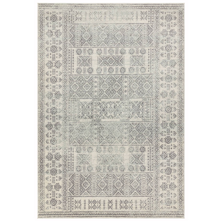 Rug Nova geometric light grey dark grey beige 20