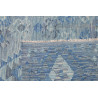 Tappeto Kilim Afghanistan 204x281 Blu Grigio Ch