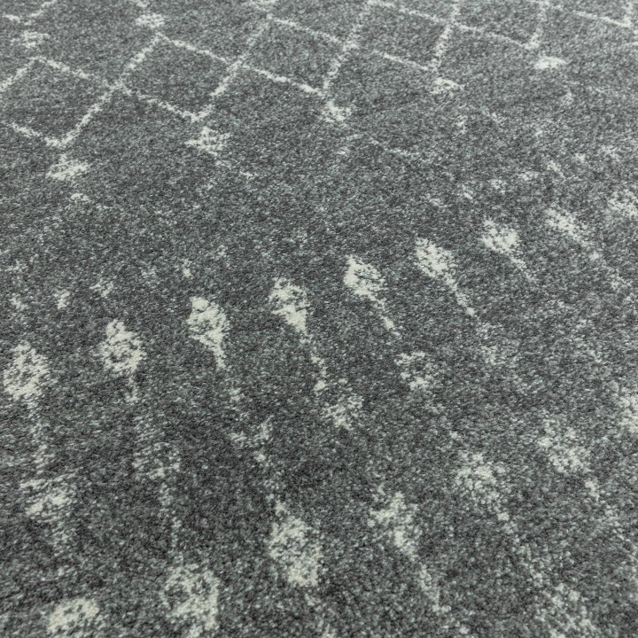 Rug Nova geometric grey white 200x290 cm