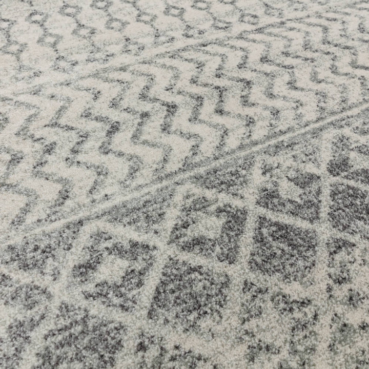 Rug Nova geometric grey beige 120x170 cm