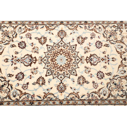 Tappeto Originale Nain 9la Persia 95x354 Crema