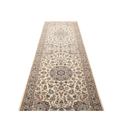 Tappeto Originale Nain 9la Persia 101x323 Crema