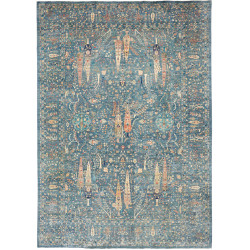Hand Made Rug Shahi Fine Pakistan 302x434 Teal