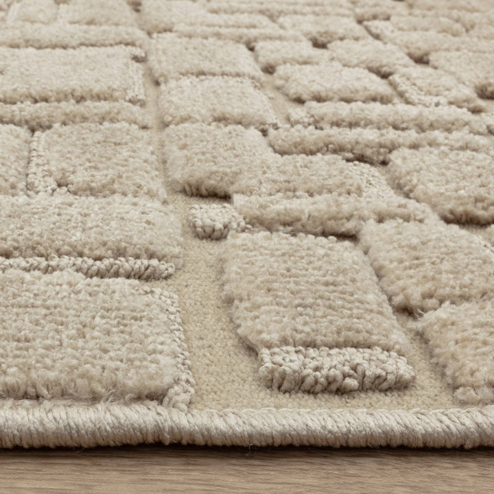 Rug Casa abstract beige taupe 120x170 cm