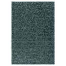 Rug Casa abstract dark blue petroleum green 160x