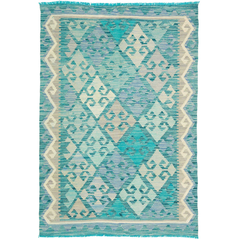 Tappeto Originale Kilim Afghanistan 103x153 Blu