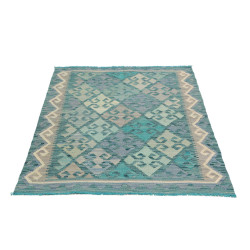 Tappeto Originale Kilim Afghanistan 103x153 Blu