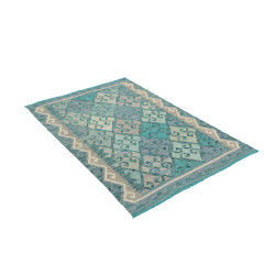Tappeto Originale Kilim Afghanistan 103x153 Blu