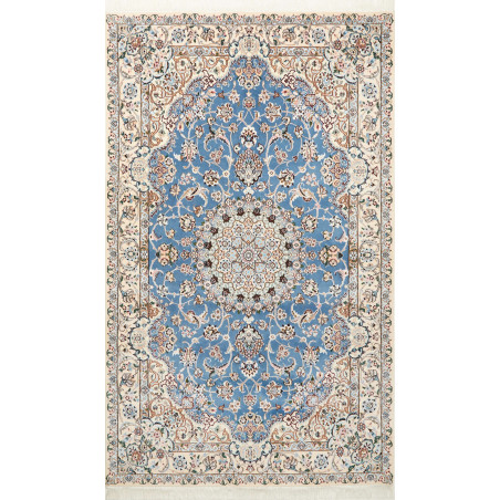 Tappeto Originale Nain 9la Persia 153x255 Blu C