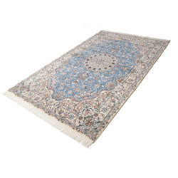 Tappeto Originale Nain 9la Persia 153x255 Blu C