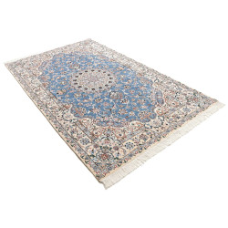Tappeto Originale Nain 9la Persia 153x255 Blu C