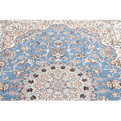 Tappeto Originale Nain 9la Persia 153x255 Blu C