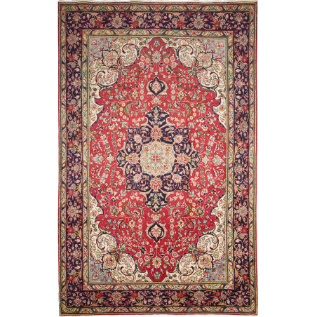 Tappeto Originale Tabriz Persia 198x310 Rosso B