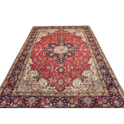 Tappeto Originale Tabriz Persia 198x310 Rosso B
