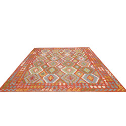 Rug Kilim Afghanistan 253x294 Reddish Orange Li