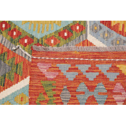 Rug Kilim Afghanistan 253x294 Reddish Orange Li