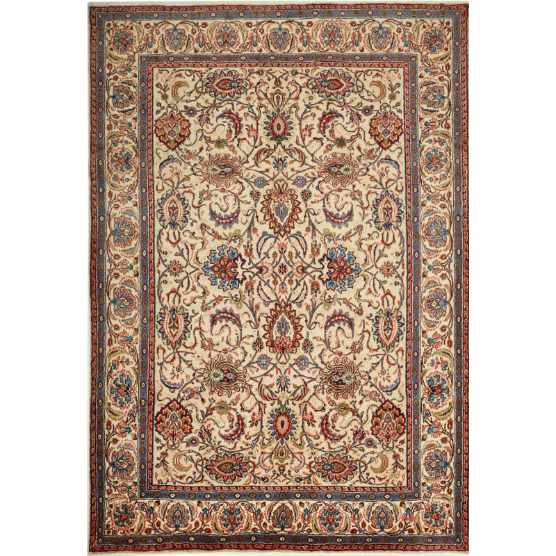 Tappeto Originale Mashad Persia 220x317 Crema R