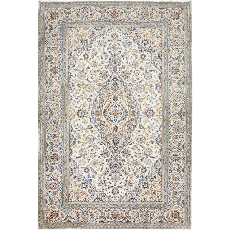 Tappeto Originale Kashan Persia 200x298 Avorio
