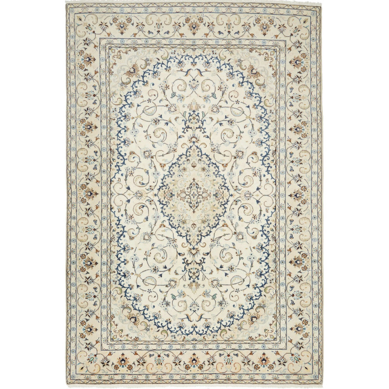 Tappeto Originale Kashan Persia 198x295 Crema B