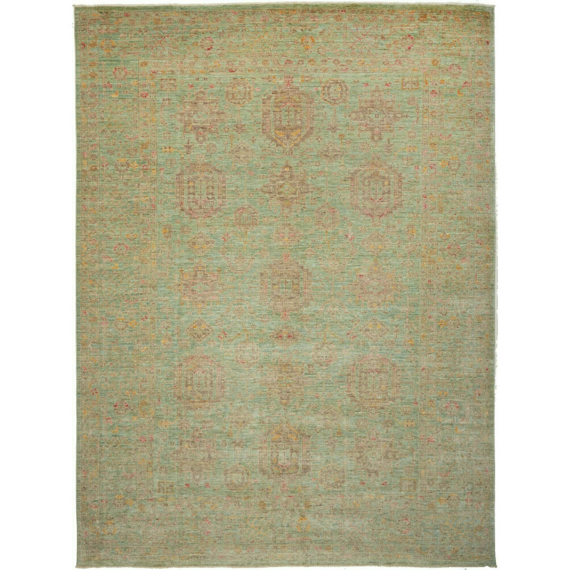 Tappeto Originale Tribal Pakistan 249x334 Verde