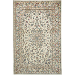 Tappeto Originale Kashan Persia 200x303 Avorio
