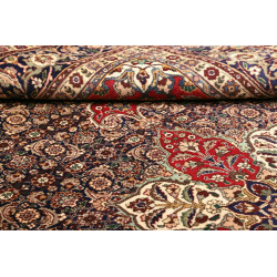 Tappeto Originale Tabriz Persia 200x305 Blu Scu