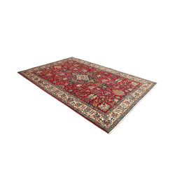 Hand Made Rug Tabriz Persia 193x286 Red Cream