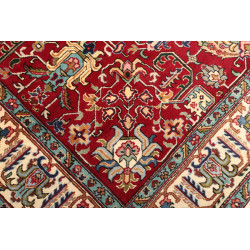 Hand Made Rug Tabriz Persia 193x286 Red Cream