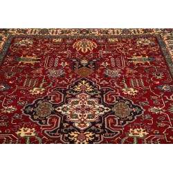 Hand Made Rug Tabriz Persia 193x286 Red Cream