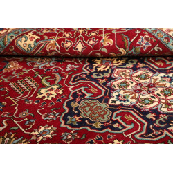 Hand Made Rug Tabriz Persia 193x286 Red Cream