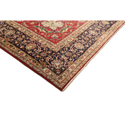 Hand Made Rug Tabriz Persia 305x400 Red Dark Bl