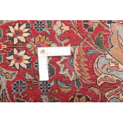 Hand Made Rug Tabriz Persia 305x400 Red Dark Bl