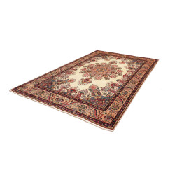 Hand Made Rug Tabriz Persia 198x304 Cream Red