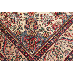 Hand Made Rug Tabriz Persia 198x304 Cream Red