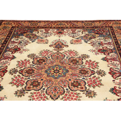 Hand Made Rug Tabriz Persia 198x304 Cream Red
