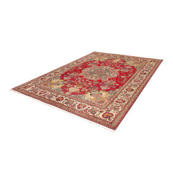 Hand Made Rug Tabriz Persia 222x292 Red Cream