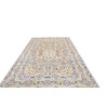 Hand Made Rug Kashan Persia 204x310 Aqua Green