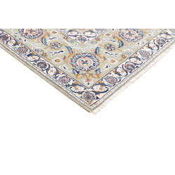 Hand Made Rug Kashan Persia 204x310 Aqua Green