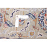Hand Made Rug Kashan Persia 204x310 Aqua Green
