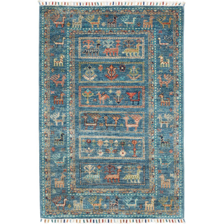 Tappeto Originale Rubin Pakistan 82x123 Blu Pet