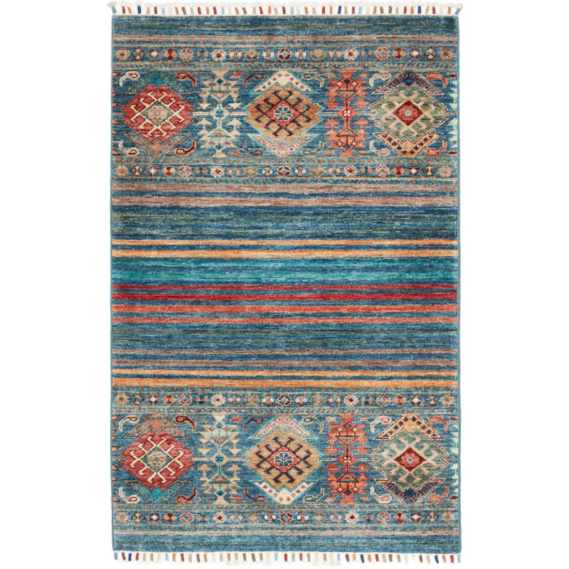 Tappeto Originale Rubin Pakistan 80x125 Blu Ara