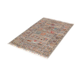 Tappeto Originale Rubin Pakistan 82x127 Grigio