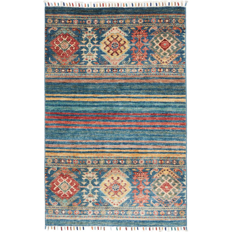 Tappeto Originale Rubin Pakistan 80x123 Blu Ara