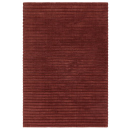 Rug Linie plain dark red 120x170 cm